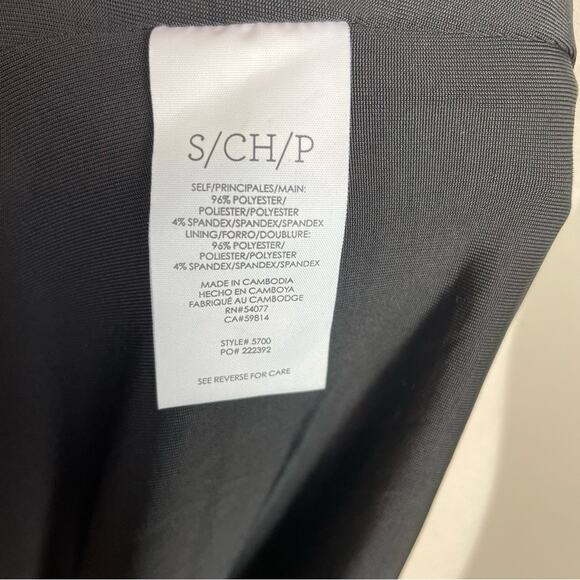 Cabi Black Floral Drama Wrap Skirt #5700 Small - Picture 7 of 12